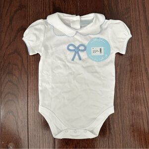 Little English White and Blue One Piece